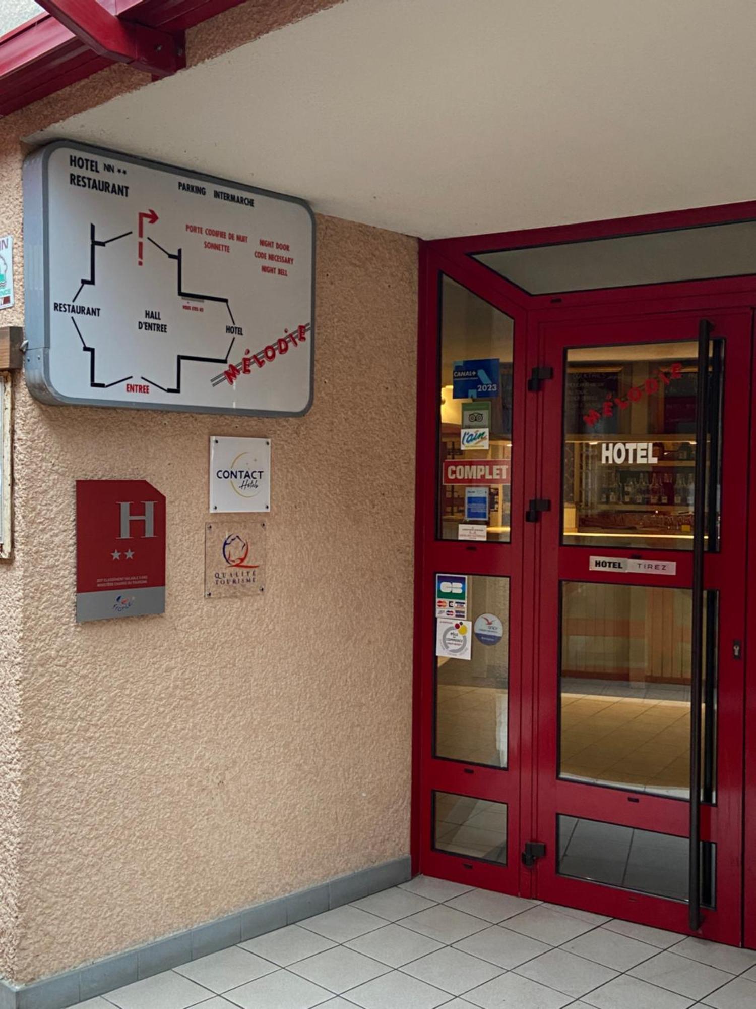 Hotel Melodie Bellignat Bagian luar foto